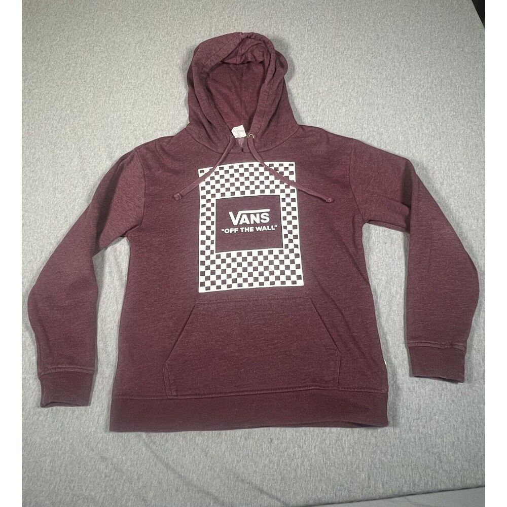 Vans Off The Wall Women’s Pullover Maroon Size XS